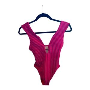 Seafolly go overboard v neck maillot one piece